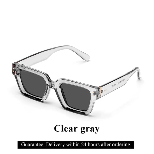 Ruiao Retro Black Millionaire Shades Luxury Sunglasses Man Women