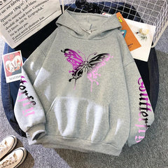 Women's Sweatshirt Printed Y2K Hoody Casual Fashion Hoodies