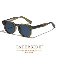 Fashion Men Sunglasses Small Frame Square Personalized Sun Glasses