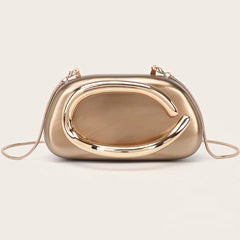 Fashion Women's Handbag Bride Metal Gold Women Luxury Evening Bag