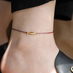 Silver Color Mosubi Zircon Anklet For Women Girl Simplicity Jewelry