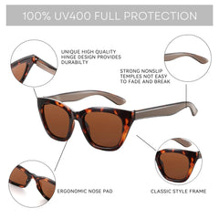 Polarized Women Sunglasses Sun Glasses for Ladies Retro Classic  UV400