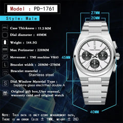 PAGANI DESIGN 2026 New Men Watches Quartz Business Watches