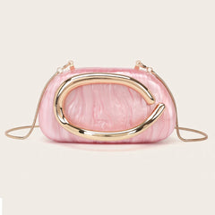 Fashion Women's Handbag Bride Metal Gold Women Luxury Evening Bag