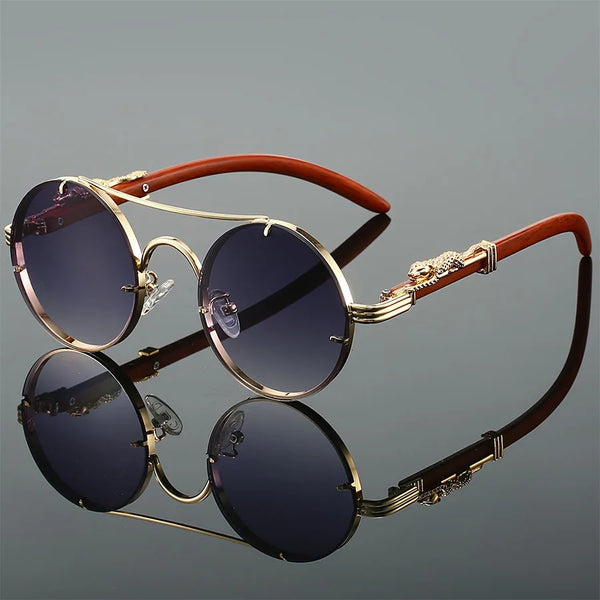 New Vintage Round Sunglasses Women Men pc Frame Sun Glasses