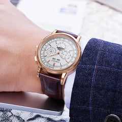 Corgeut 42mm Automatic Men's Watch Case Day Night