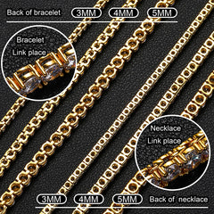 Moissanite Tennis Bracelet Original Sterling Silver Plated 18k Gold