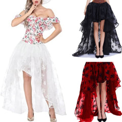 Punk High Waist Tutu Skirt For Women Summer Fashion Long Skirts