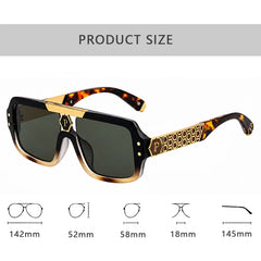 Fashion Brand Luxury Sunglasses Men Women Vintage Trendy