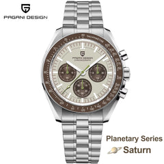 PAGANI DESIGN New Retro Red Watch Luxury Quartz Watches For Men