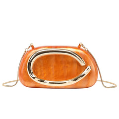 Fashion Women's Handbag Bride Metal Gold Women Luxury Evening Bag