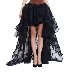 Punk High Waist Tutu Skirt For Women Summer Fashion Long Skirts