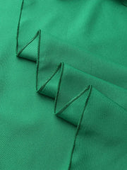 Women's Solid Color Ruffled Asymmetrical Hem Mermaid Long Skirt