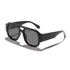 Retro Sunglasses New Y2K Double Bridge Oversized Sun Glasses for Women