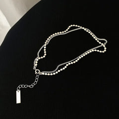 Silver Color Mosubi Zircon Anklet For Women Girl Simplicity Jewelry