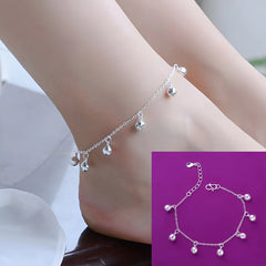 Silver Color Mosubi Zircon Anklet For Women Girl Simplicity Jewelry