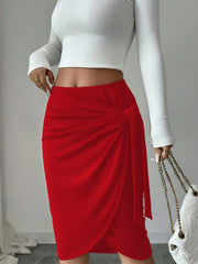 Half-long dress for women