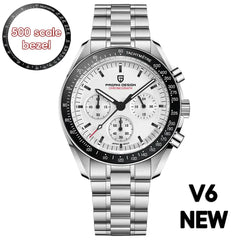 PAGANI DESIGN New Retro Red Watch Luxury Quartz Watches For Men