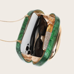 Fashion Women's Handbag Bride Metal Gold Women Luxury Evening Bag