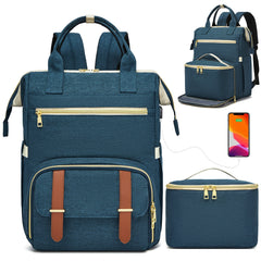 Lunch Backpack Insulated Cooler Picnic Bag Multifunctional Travel Bag