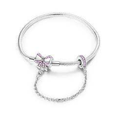 925 Sterling Silver Bracelets 17-20CM Original Golden Bracelet Jewelry