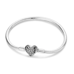 925 Sterling Silver Bracelets 17-20CM Original Golden Bracelet Jewelry