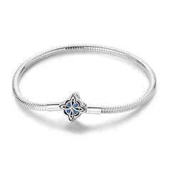 925 Sterling Silver Bracelets 17-20CM Original Golden Bracelet Jewelry