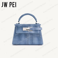 JW PEI Elise Classic Trapezoid Top Handle Bag Genuine Leather Women's