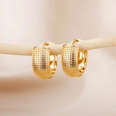 Gold Color Small Hoop Earrings for Women Stainless Steel Silver Earrings