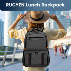 Lunch Backpack Insulated Cooler Picnic Bag Multifunctional Travel Bag