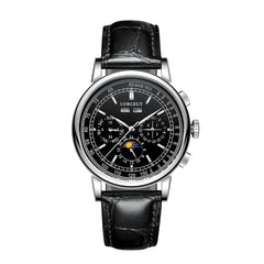 Corgeut 42mm Automatic Men's Watch Case Day Night