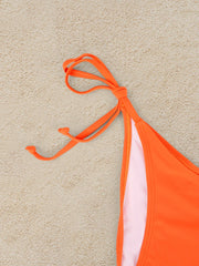 Bikini Swimsuit For Women Solid Color Swimwear Beachwear