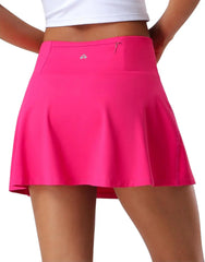 Pioneer Camp Women's 18" High Waisted Tennis Skort Golf Skirt