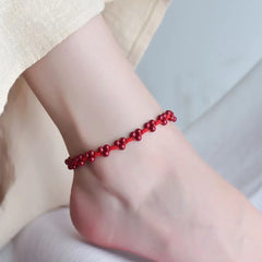 Silver Color Mosubi Zircon Anklet For Women Girl Simplicity Jewelry